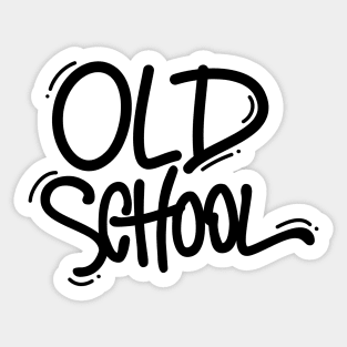 Old School Sticker